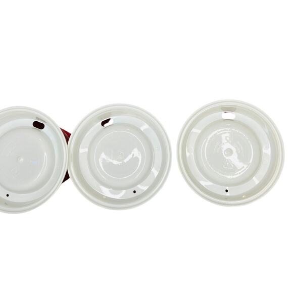 2021 Starbucks Holiday Ribbons Hot Red Cup 16oz 3 - Picture 5 of 6